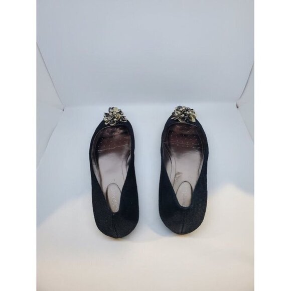 Calvin Klein NIB Women's Maxee Textured Suede Slinky Ballet Flats - Picture 6 of 7